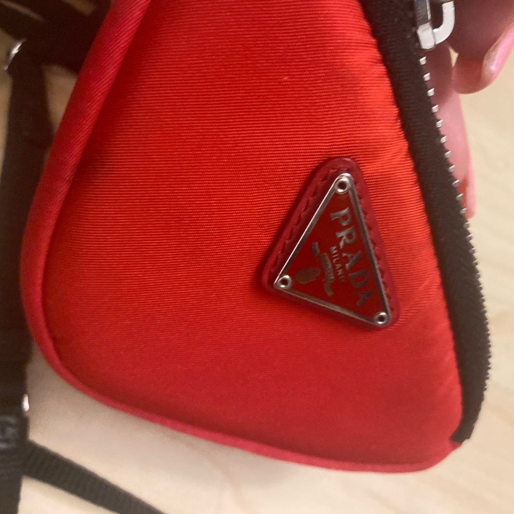Prada nylon red pouch - Picture 8 of 14
